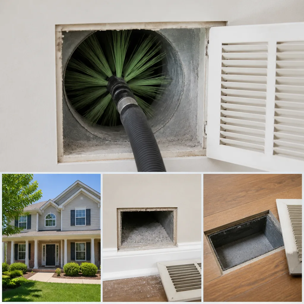 Whole-home duct cleaning